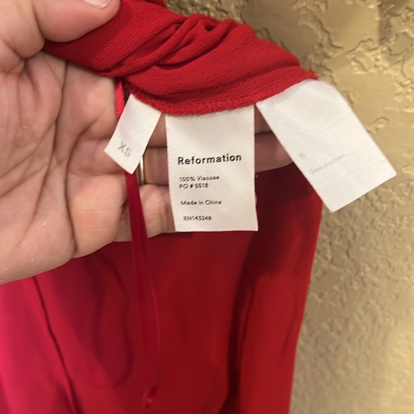 Reformation Red Maxi Dress - Picture 7 of 16